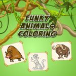 Funky Animals Coloring