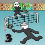 Stick Figure Badminton 3